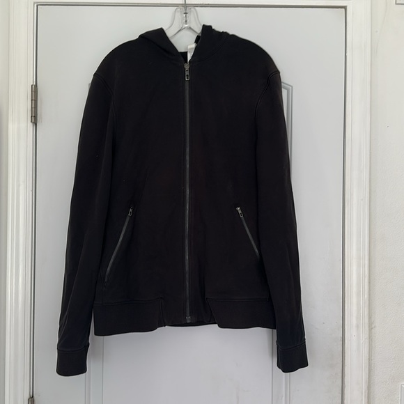Lululemon Zip Jacket with Hood Black Men’s Sz M - Picture 1 of 6